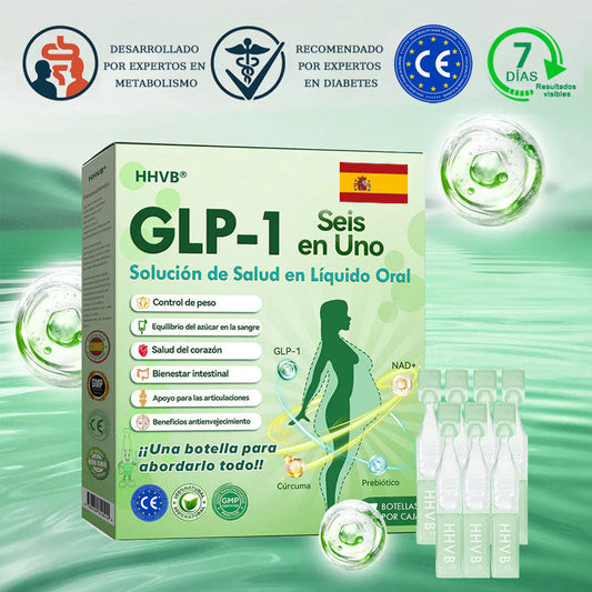 🏆Tienda Oficial | 𝙃𝐻𝑉𝖡®✨𝑺𝒐𝒍𝒖𝒄𝒊ó𝒏 𝒐𝒓𝒂𝒍 𝒍í𝒒𝒖𝒊𝒅𝒂 𝑮𝑳𝑷-1 𝒔𝒆𝒊𝒔 𝒆𝒏 𝒖𝒏𝒐 (Solo una dosis al día, cambios visibles en 7 días) 🌿 Para obesidad, salud cardiovascular, diabetes, apnea del sueño, problemas articulares y más
